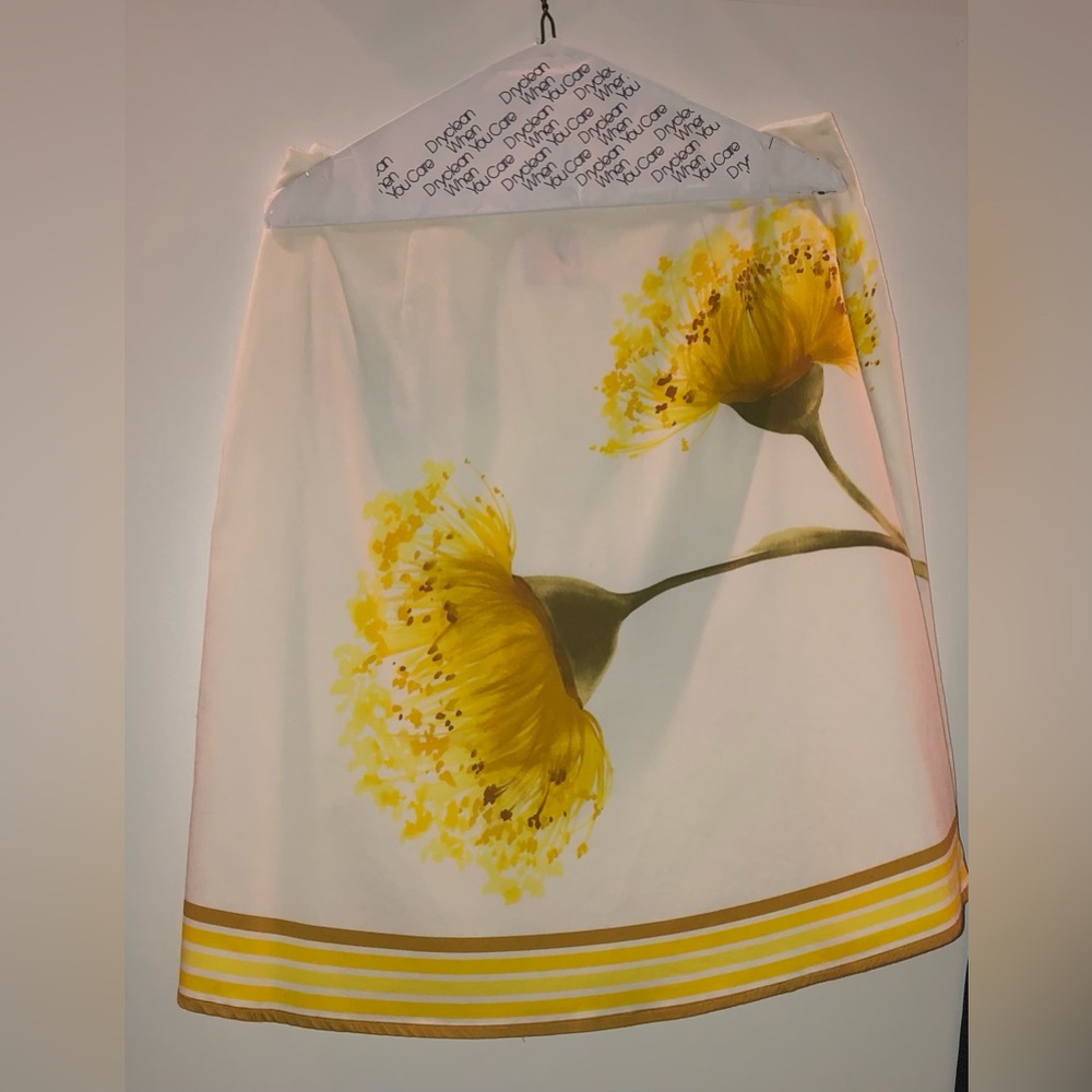 Floral Yellow Skirt